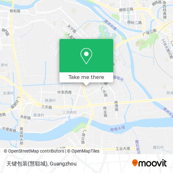 天键包装(慧聪城) map