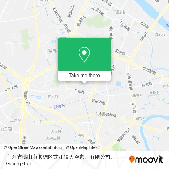 广东省佛山市顺德区龙江镇天圣家具有限公司 map