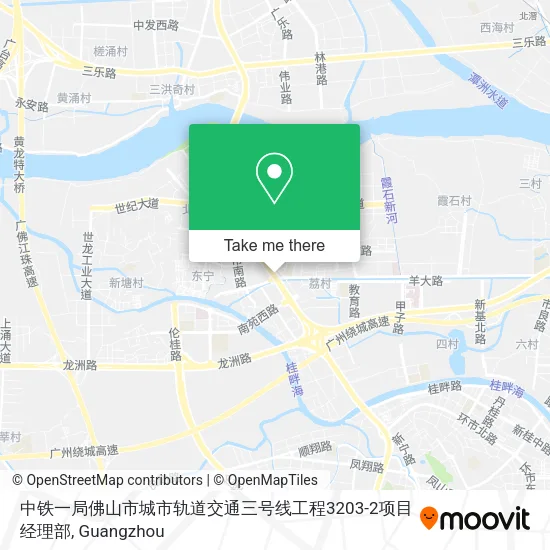 中铁一局佛山市城市轨道交通三号线工程3203-2项目经理部 map