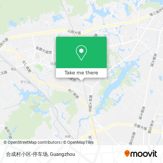 合成村小区-停车场 map