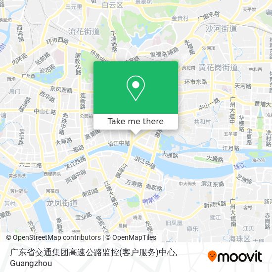 广东省交通集团高速公路监控(客户服务)中心 map