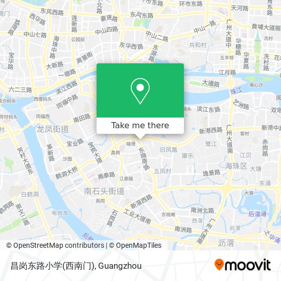 昌岗东路小学(西南门) map
