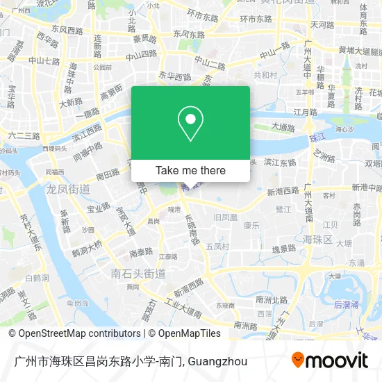 广州市海珠区昌岗东路小学-南门 map