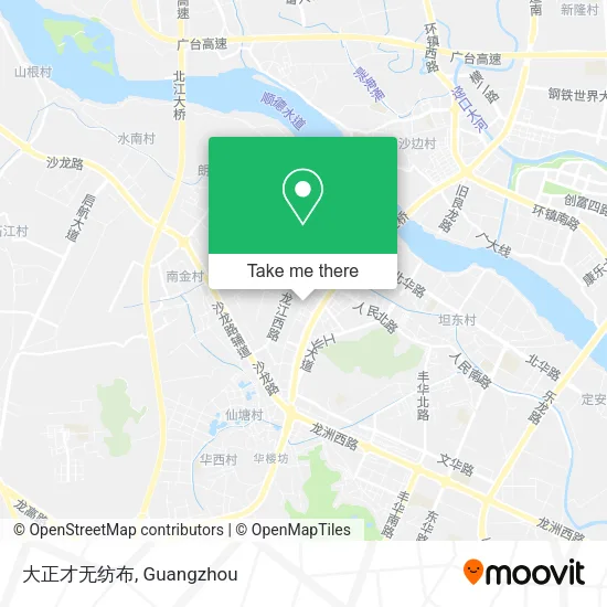 大正才无纺布 map