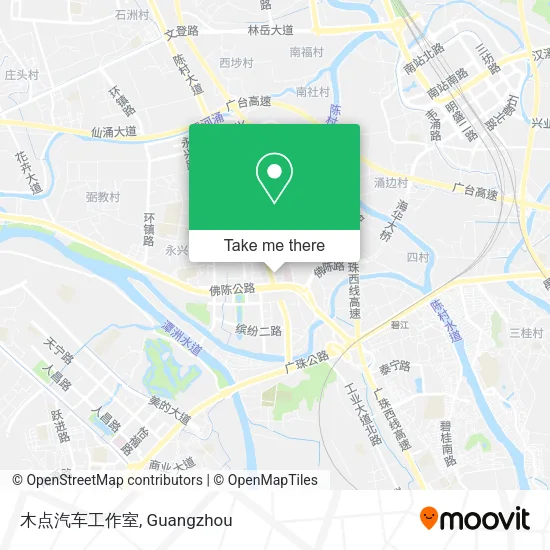 木点汽车工作室 map