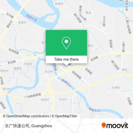 京广快递公司 map