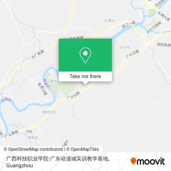 广西科技职业学院-广东动漫城实训教学基地 map