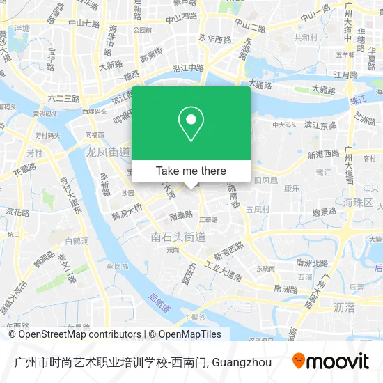 广州市时尚艺术职业培训学校-西南门 map