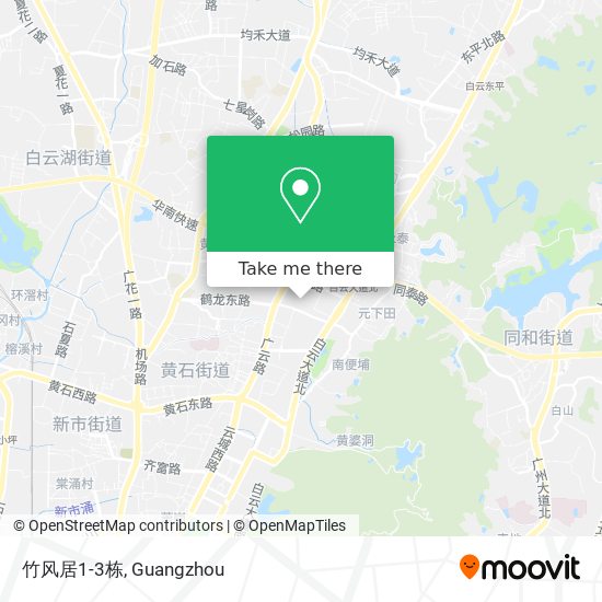 竹风居1-3栋 map