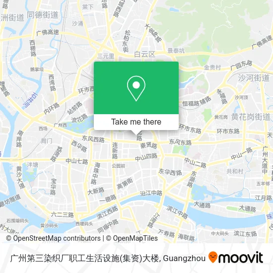 广州第三染织厂职工生活设施(集资)大楼 map