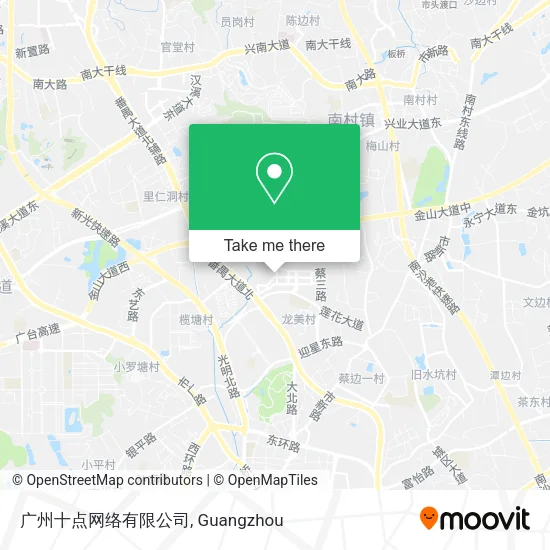 广州十点网络有限公司 map