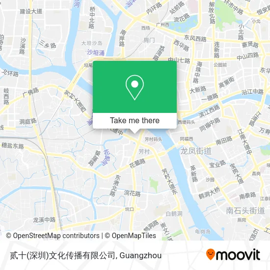 贰十(深圳)文化传播有限公司 map