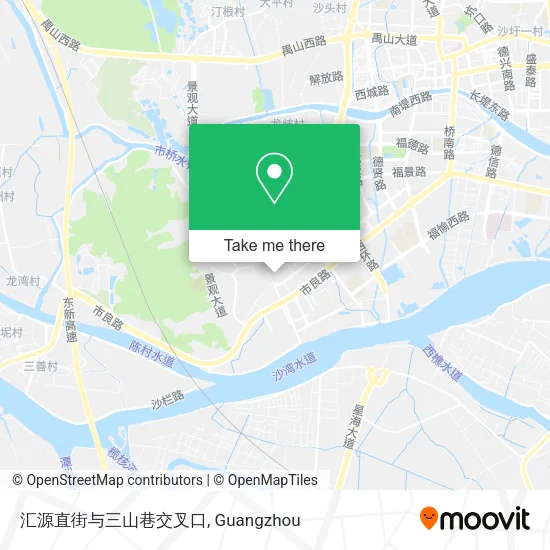 汇源直街与三山巷交叉口 map