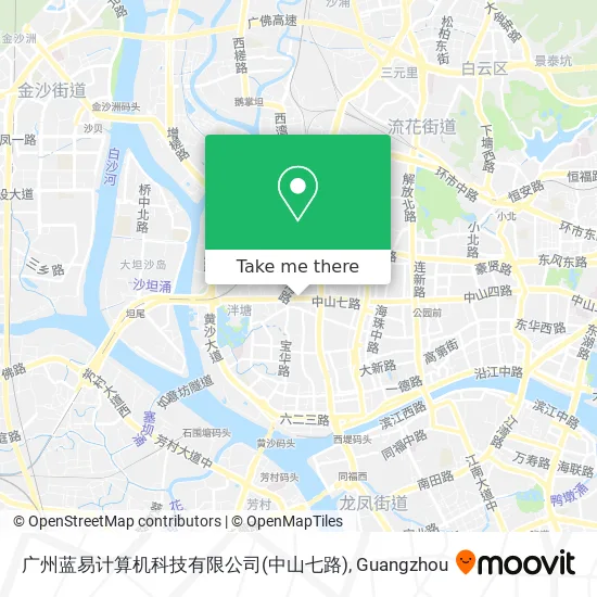 广州蓝易计算机科技有限公司(中山七路) map