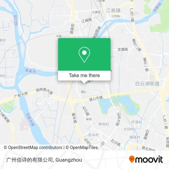 广州佰诗的有限公司 map