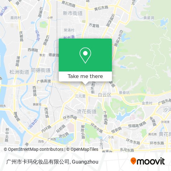 广州市卡玛化妆品有限公司 map