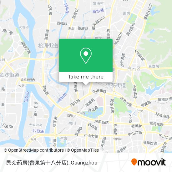 民众药房(普泉第十八分店) map