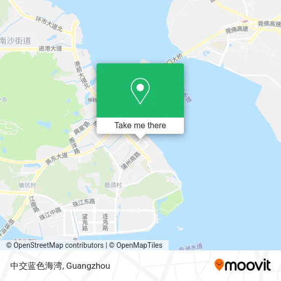 中交蓝色海湾 map