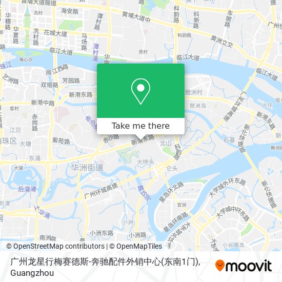广州龙星行梅赛德斯-奔驰配件外销中心(东南1门) map