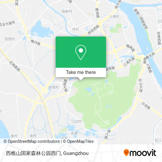 西樵山国家森林公园西门 map