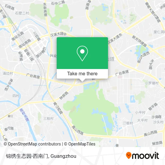 锦绣生态园-西南门 map