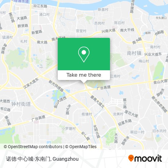 诺德·中心城-东南门 map