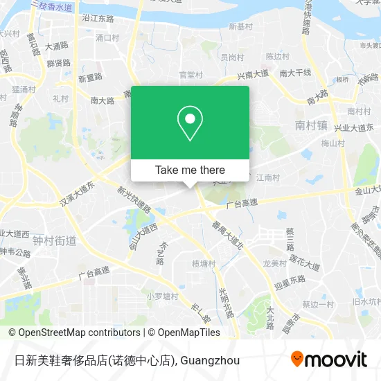 日新美鞋奢侈品店(诺德中心店) map