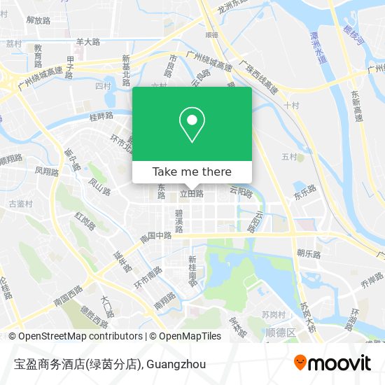 宝盈商务酒店(绿茵分店) map