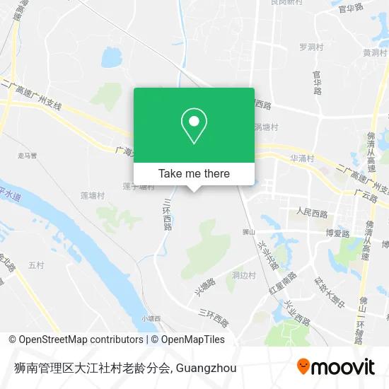狮南管理区大江社村老龄分会 map