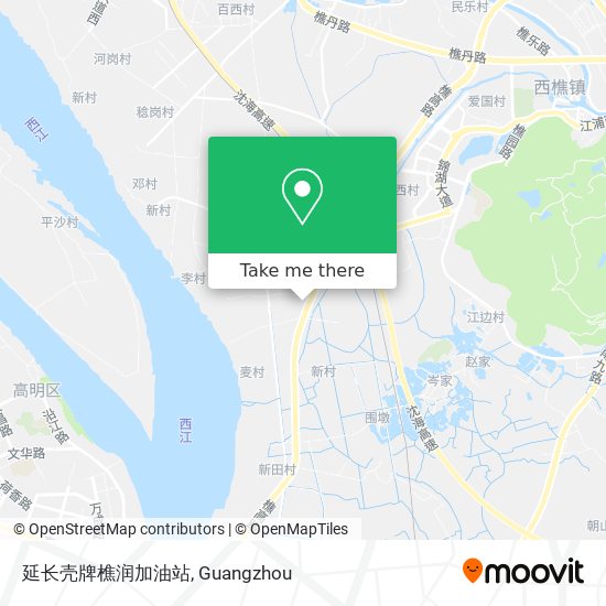 延长壳牌樵润加油站 map