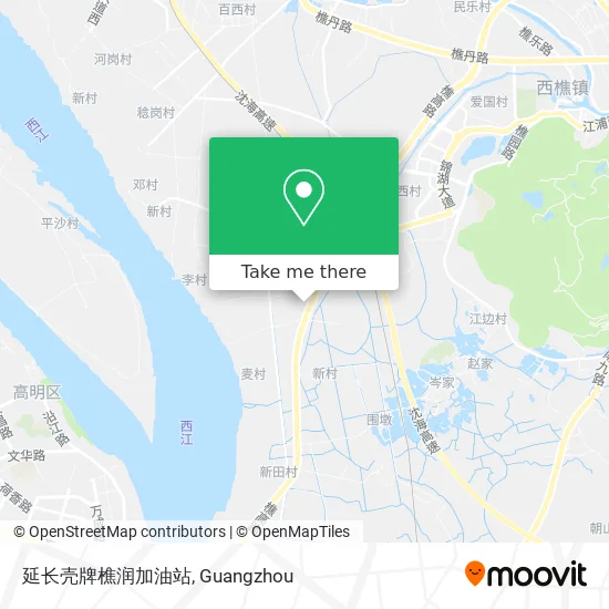 延长壳牌樵润加油站 map