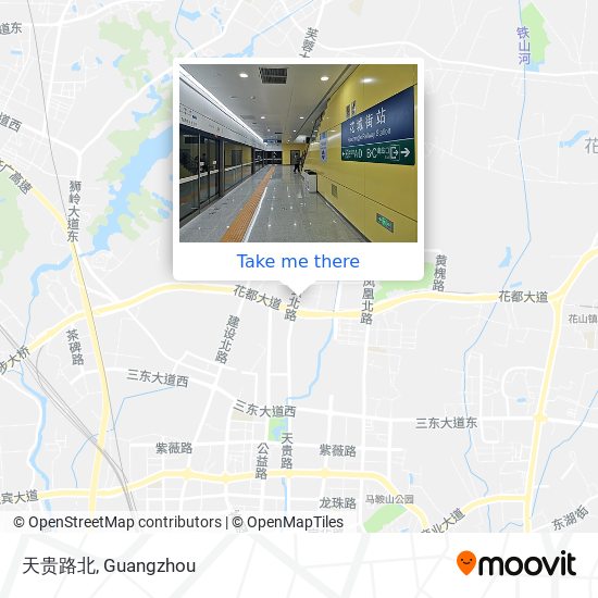 天贵路北 map