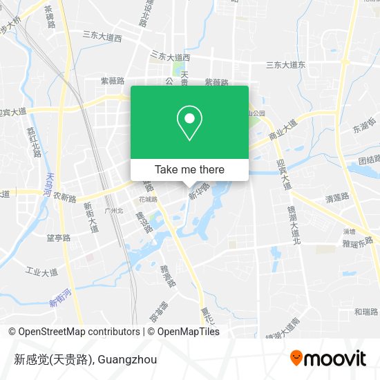 新感觉(天贵路) map