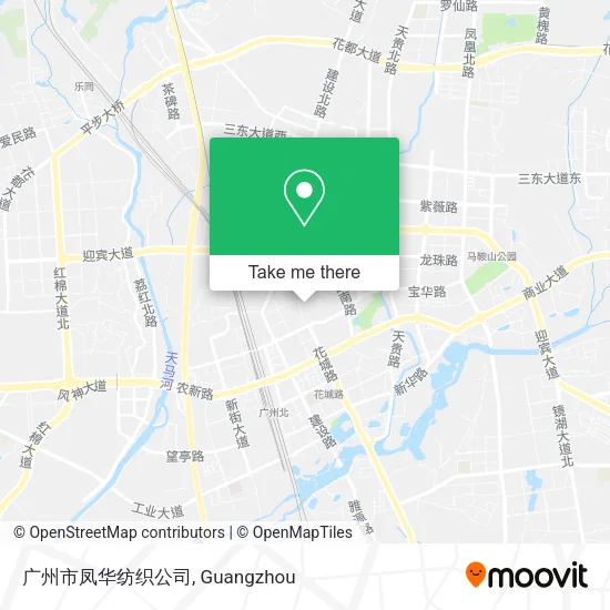 广州市凤华纺织公司 map