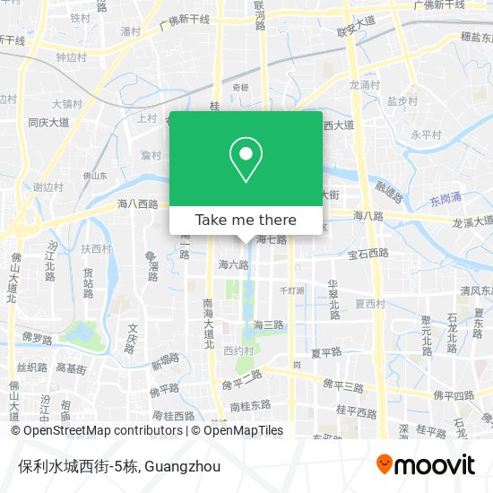 保利水城西街-5栋 map