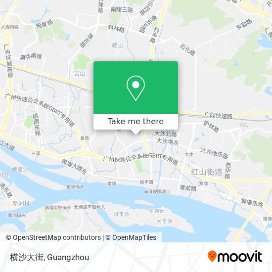 横沙大街 map