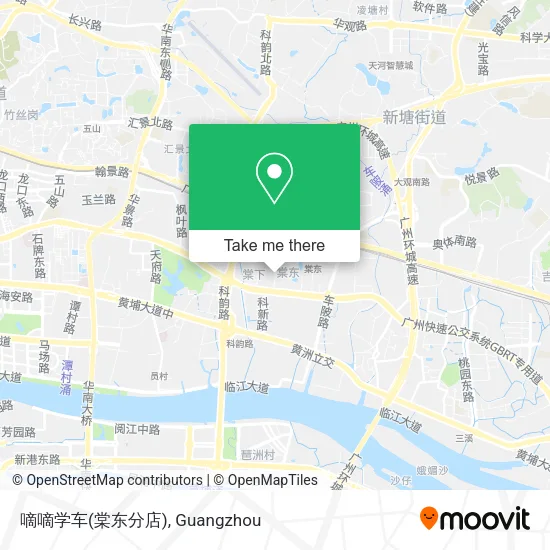 嘀嘀学车(棠东分店) map
