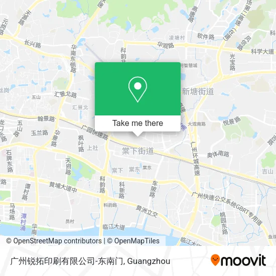 广州锐拓印刷有限公司-东南门 map