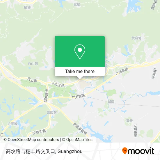 高坟路与穗丰路交叉口 map