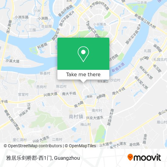 雅居乐剑桥郡-西1门 map