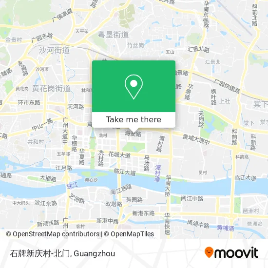 石牌新庆村-北门 map