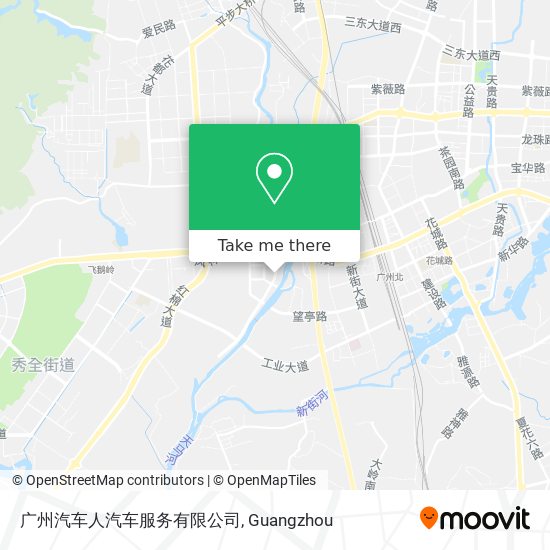 广州汽车人汽车服务有限公司 map