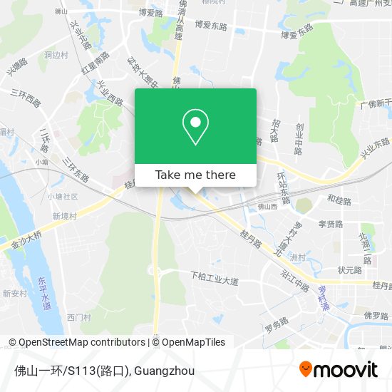 佛山一环/S113(路口) map