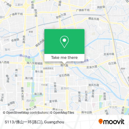 S113/佛山一环(路口) map