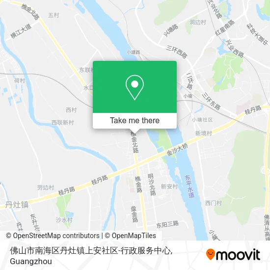 佛山市南海区丹灶镇上安社区-行政服务中心 map