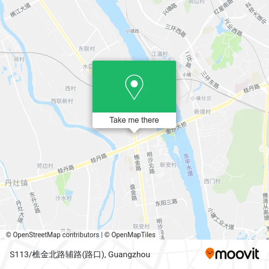 S113/樵金北路辅路(路口) map