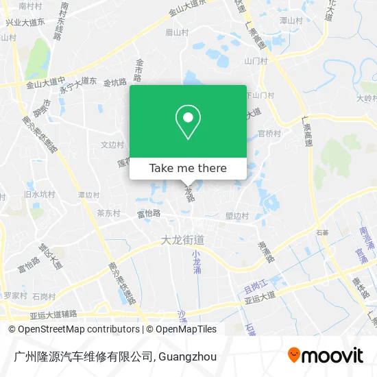 广州隆源汽车维修有限公司 map