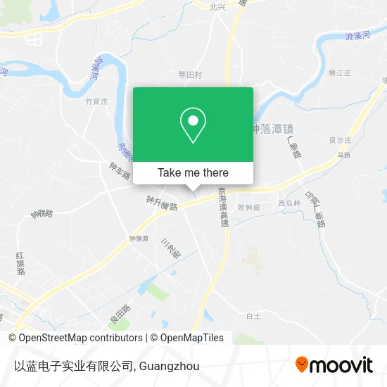 以蓝电子实业有限公司 map