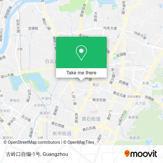古岭口自编-1号 map