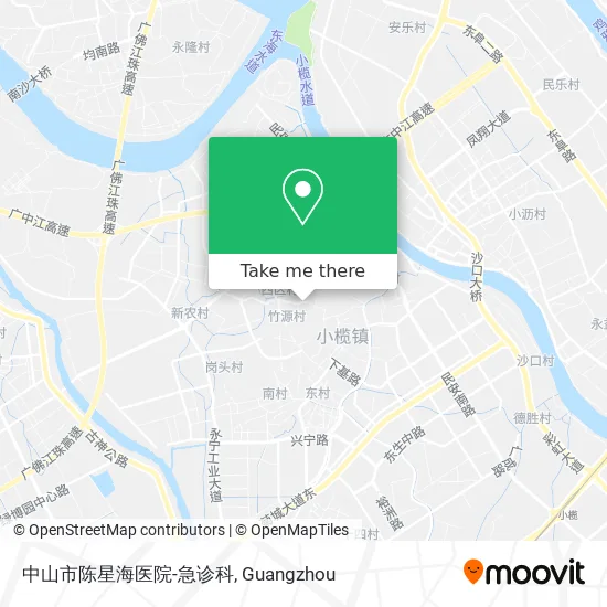 中山市陈星海医院-急诊科 map